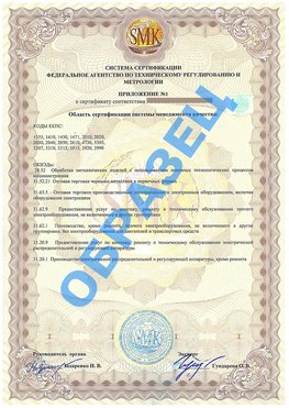 Приложение 1 Саранск Сертификат ГОСТ РВ 0015-002