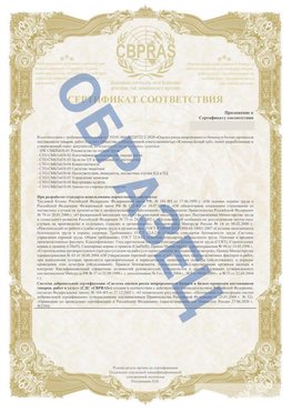 Образец Приложение к СТО 01.064.00220722.2-2020 Саранск Сертификат СТО 01.064.00220722.2-2020 